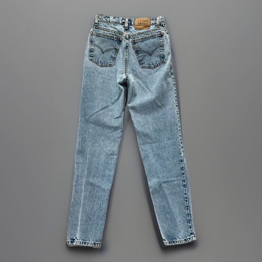 Levi's 912 Jeans Women's 11 Long 28x30 Slim Fit Tapered Leg Orange Tab Vintage
